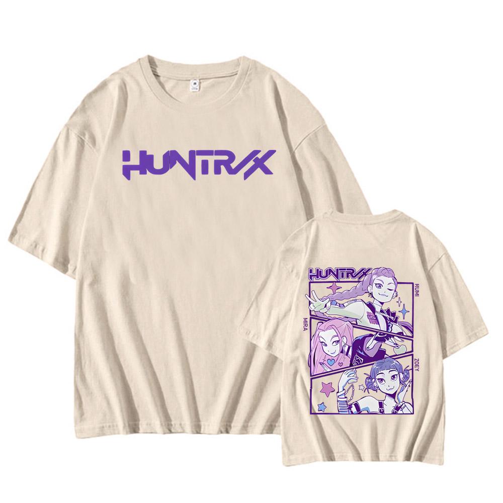 KPop Demon Hunters Huntrix Tees High Quality Cotton Short Sleeve Tshirts Women Men Clothing Streetwear Graphic Print T-shirts 4XL
KPop Demon Hunters Huntrix Tees High Quality Cotton Short Sleeve Tshirts Women Men Clothing Streetwear Graphic Print T-shirts 4XL