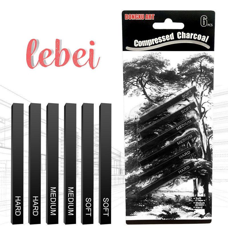 Cross-Border Sketching Carbon Stick Set: 6 Sticks (2 Soft, 2 Medium, 2 Hard) for Plein Air and Doodling.
Cross-Border Sketching Carbon Stick Set: 6 Sticks (2 Soft, 2 Medium, 2 Hard) for Plein Air and Doodling.