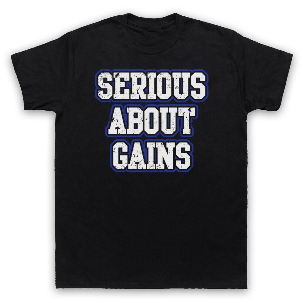 Serious About Gains Bodybuilding Workout Gym Slogan Mens And Womens T-Shirt 2XL
Serious About Gains Bodybuilding Workout Gym Slogan Mens And Womens T-Shirt 2XL