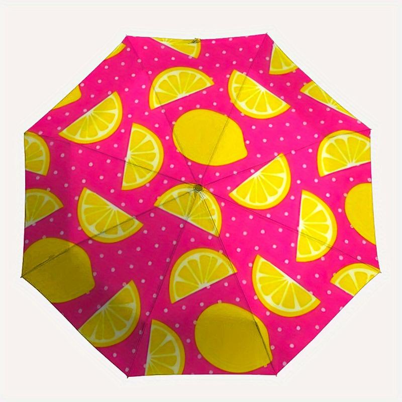 1pc Lemon Pattern Automatic Umbrella 8-Bone Design Compact Gear for Outdoor Travel, Perfect Holiday Gift yy250827056
1pc Lemon Pattern Automatic Umbrella 8-Bone Design Compact Gear for Outdoor Travel, Perfect Holiday Gift yy250827056