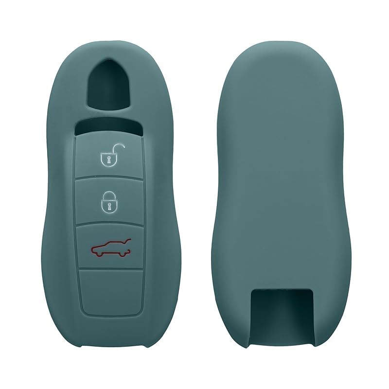 kwmobile Porsche 3-button car key (Keyless Compatible models only) correspondence case - silicon key case Fall prevention car key key case arctic
kwmobile Porsche 3-button car key (Keyless Compatible models only) correspondence case - silicon key case Fall prevention car key key case arctic