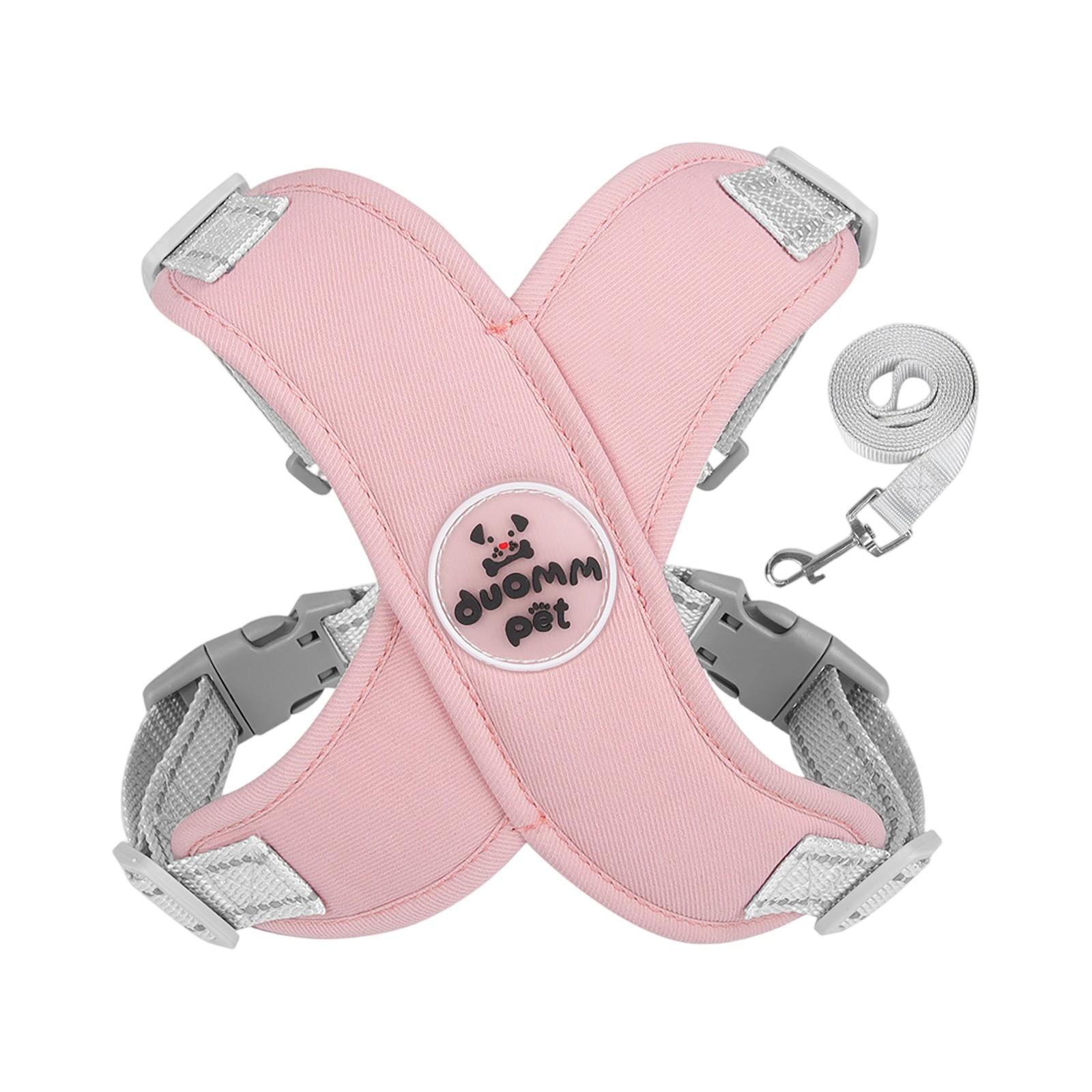 Жилет-шлейка для питомца M розовый
Жилет-шлейка для питомца M розовый
