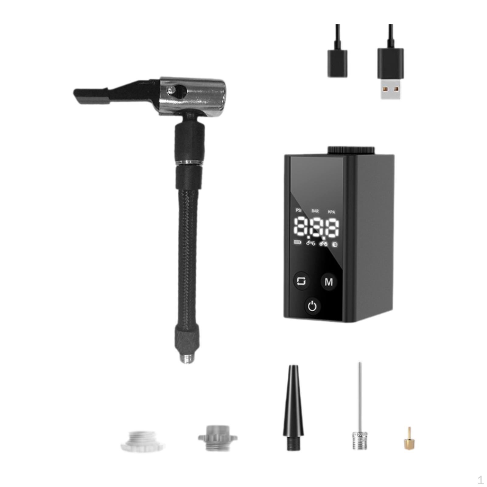 Electric Tire Pump Inflator 120PSI Compact Auto Accessories Air Bikes for Ball
Electric Tire Pump Inflator 120PSI Compact Auto Accessories Air Bikes for Ball