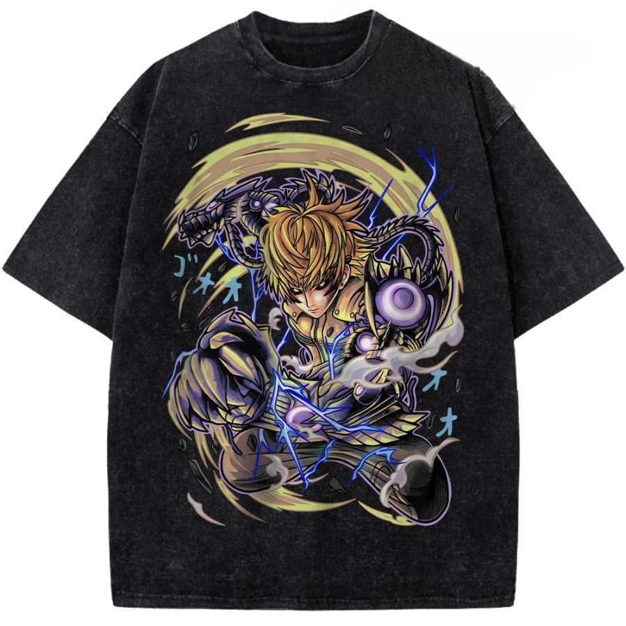 One Punch Man Genos Printed Tee Men Women Washed Casual Cotton T-shirts Manga Vintage T Shirt Harajuku Male Short Sleeve Tshirt S чёрный
One Punch Man Genos Printed Tee Men Women Washed Casual Cotton T-shirts Manga Vintage T Shirt Harajuku Male Short Sleeve Tshirt S чёрный
