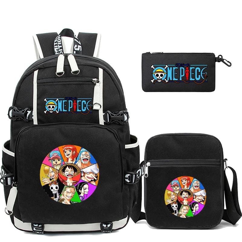 3 шт./комплект Аніме One Piece Backpack Рюкзак із сумкою через плече Pencli Case for Girl Boy Back to School Bag Travel Bag Mochila
3 шт./комплект Аніме One Piece Backpack Рюкзак із сумкою через плече Pencli Case for Girl Boy Back to School Bag Travel Bag Mochila