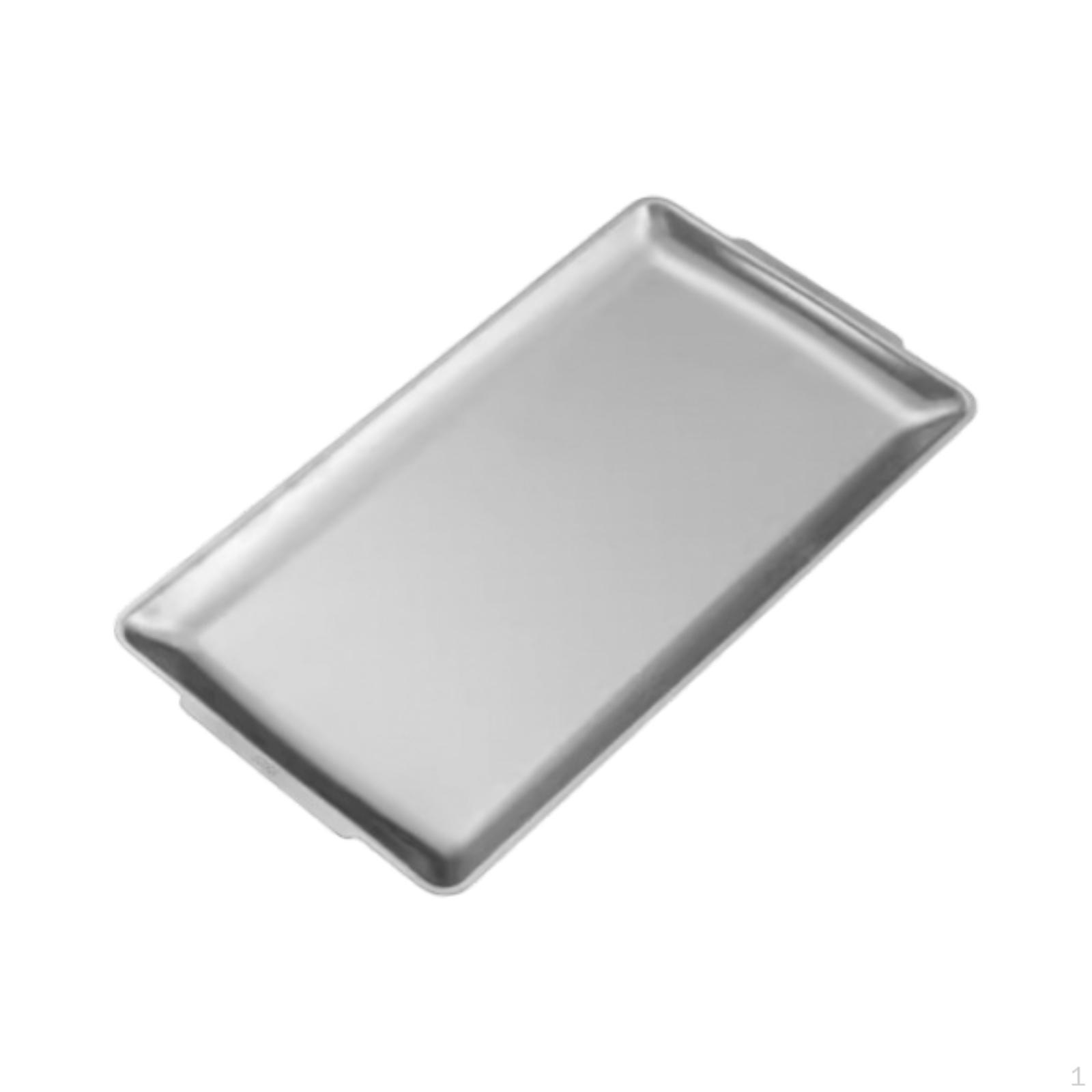 Поднос из нержавеющей стали, металлический многофункциональный органайзер для еды, прямоугольная обеденная тарелка для 36cmx20cm
Поднос из нержавеющей стали, металлический многофункциональный органайзер для еды, прямоугольная обеденная тарелка для 36cmx20cm