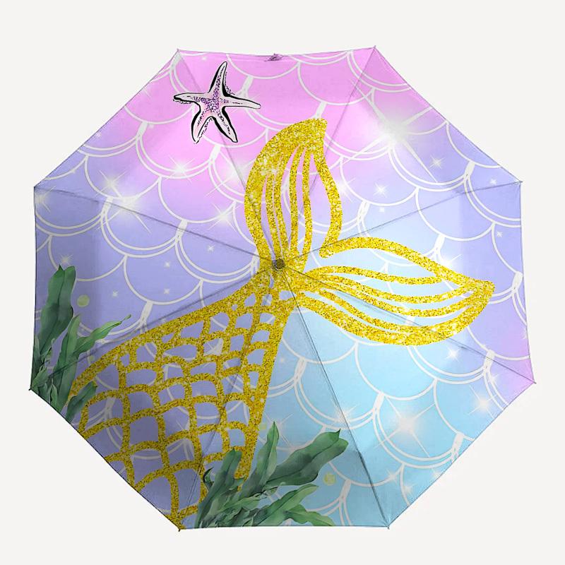 1PC Mermaid Tail Starfish Umbrella-8-Rib Reinforced Portable Folding Travel Suitable for All Seasons Outdoor Daily -Z0482
1PC Mermaid Tail Starfish Umbrella-8-Rib Reinforced Portable Folding Travel Suitable for All Seasons Outdoor Daily -Z0482
