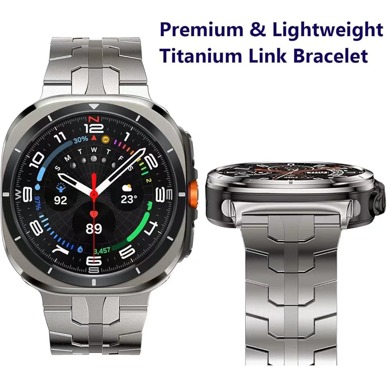 For Samsung Galaxy Watch Ultra 47mm Butterfly Buckle Titanium Alloy Watch Band Black+Gold
For Samsung Galaxy Watch Ultra 47mm Butterfly Buckle Titanium Alloy Watch Band Black+Gold