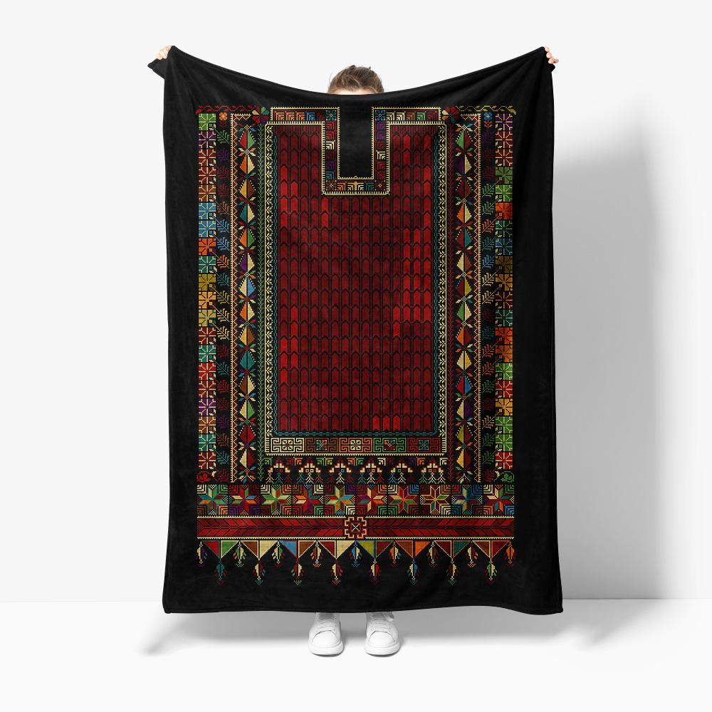 Black Patterned Ethnic Decorative Throw Blanket Bed Sofa Cushion Cover for Home Living Room Bedding 75x100cm
Black Patterned Ethnic Decorative Throw Blanket Bed Sofa Cushion Cover for Home Living Room Bedding 75x100cm