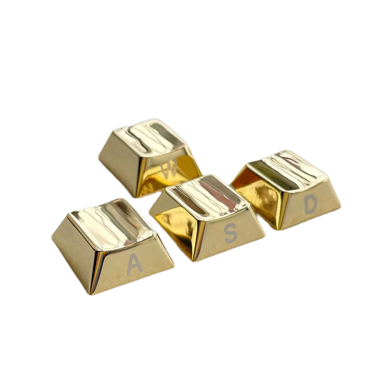4Pcs Metal WASD Keycaps Zinc Alloy Side Engraving Keycap Set for Mechanical Keyboards,Ergonomic Gaming Keycaps 1 срібний
4Pcs Metal WASD Keycaps Zinc Alloy Side Engraving Keycap Set for Mechanical Keyboards,Ergonomic Gaming Keycaps 1 срібний