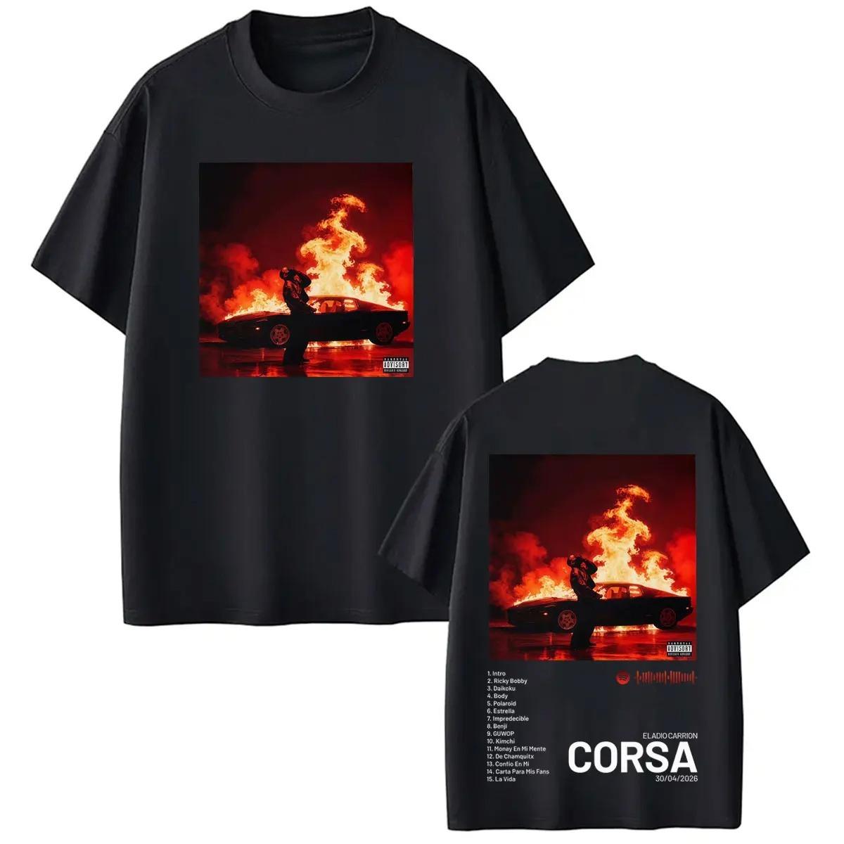 Hip-hop Punk T Shirt Rapper Eladio Carrión Corsa Tour 2026 Album Print Tshirt Men Women Vintage T-shirt Short-sleeved Streetwear 4XL
Hip-hop Punk T Shirt Rapper Eladio Carrión Corsa Tour 2026 Album Print Tshirt Men Women Vintage T-shirt Short-sleeved Streetwear 4XL