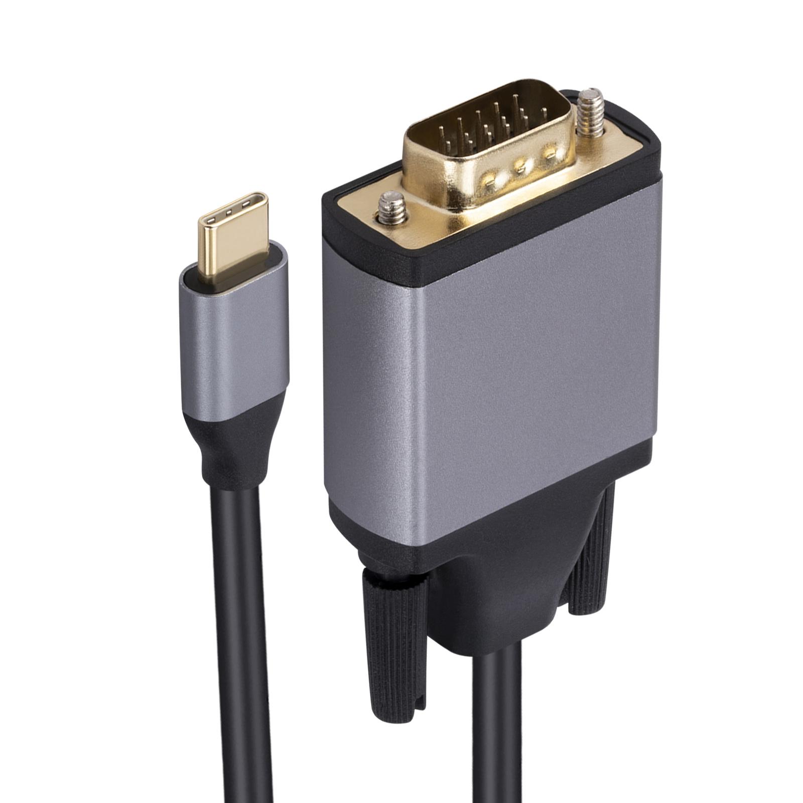 Адаптер USB C-VGA 1080P, тип видео C-VGA, конвертер монитора для ноутбука, ТВ-проектор, проекция чёрный
Адаптер USB C-VGA 1080P, тип видео C-VGA, конвертер монитора для ноутбука, ТВ-проектор, проекция чёрный