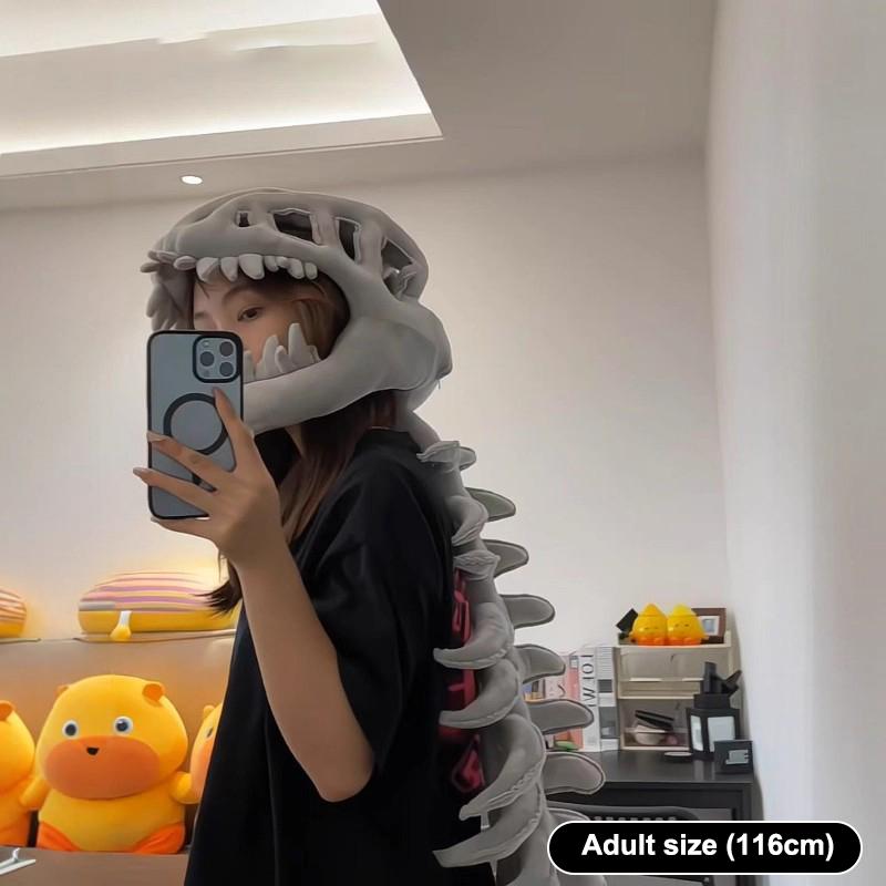 Alien Dinosaur Skeleton Plush Toys Costumes Horror Skeleton Dinosaur Cosplay Costume Stuffed Plush Halloween Funny Toys Gift
Alien Dinosaur Skeleton Plush Toys Costumes Horror Skeleton Dinosaur Cosplay Costume Stuffed Plush Halloween Funny Toys Gift