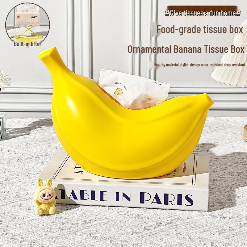 Chic Banana-Themed Tissue Box: Light Luxury Design for Living Room, Coffee Table, or Entryway Décor Banana Tissue Box without Base
Chic Banana-Themed Tissue Box: Light Luxury Design for Living Room, Coffee Table, or Entryway Décor Banana Tissue Box without Base