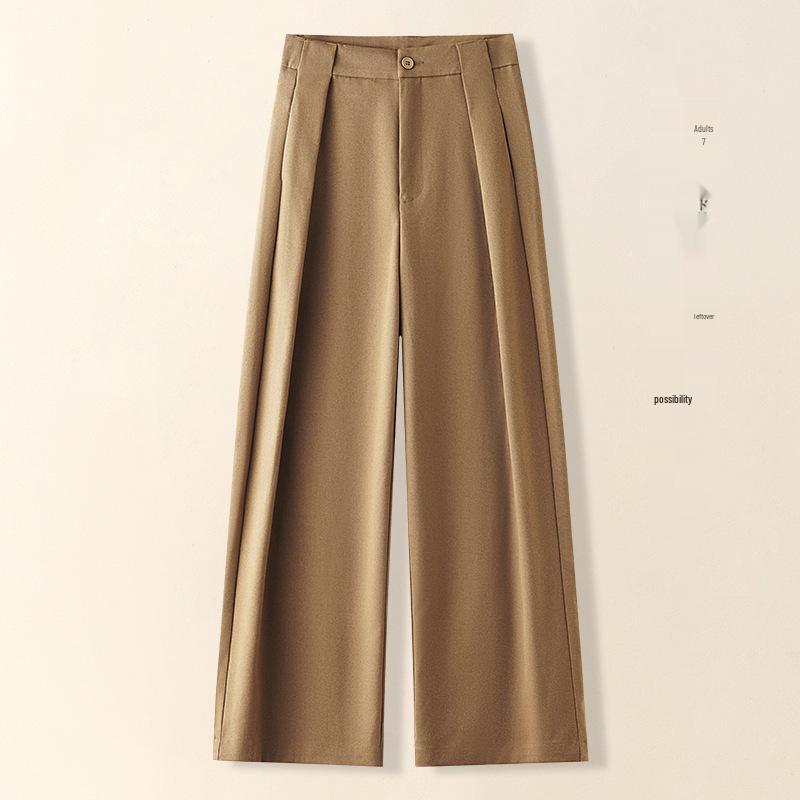 Women s High-Waisted Khaki Wool Blend Straight-Leg Trousers for Spring/Autumn 26/S (85-95 Jin) хакі
Women s High-Waisted Khaki Wool Blend Straight-Leg Trousers for Spring/Autumn 26/S (85-95 Jin) хакі