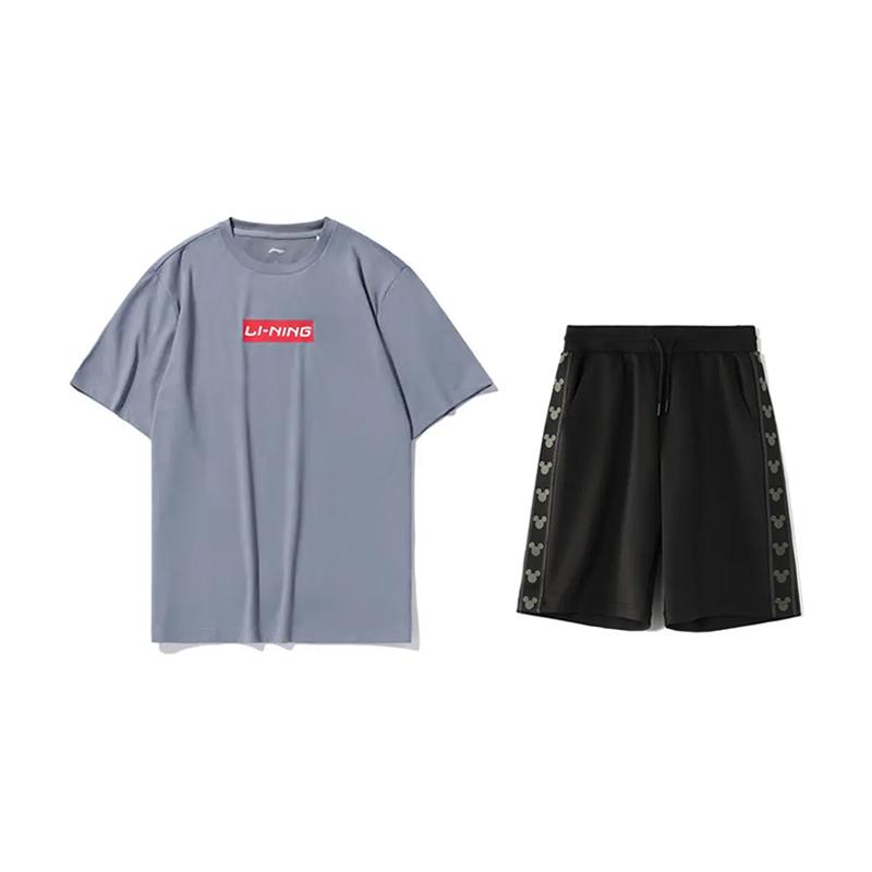 Li-Ning Letter Logo Printed Short Sleeve Comfortable Breathable Five-Point Pants Casual Sports Set Unisex sets AHST461-3+YKSV129-2 S
Li-Ning Letter Logo Printed Short Sleeve Comfortable Breathable Five-Point Pants Casual Sports Set Unisex sets AHST461-3+YKSV129-2 S