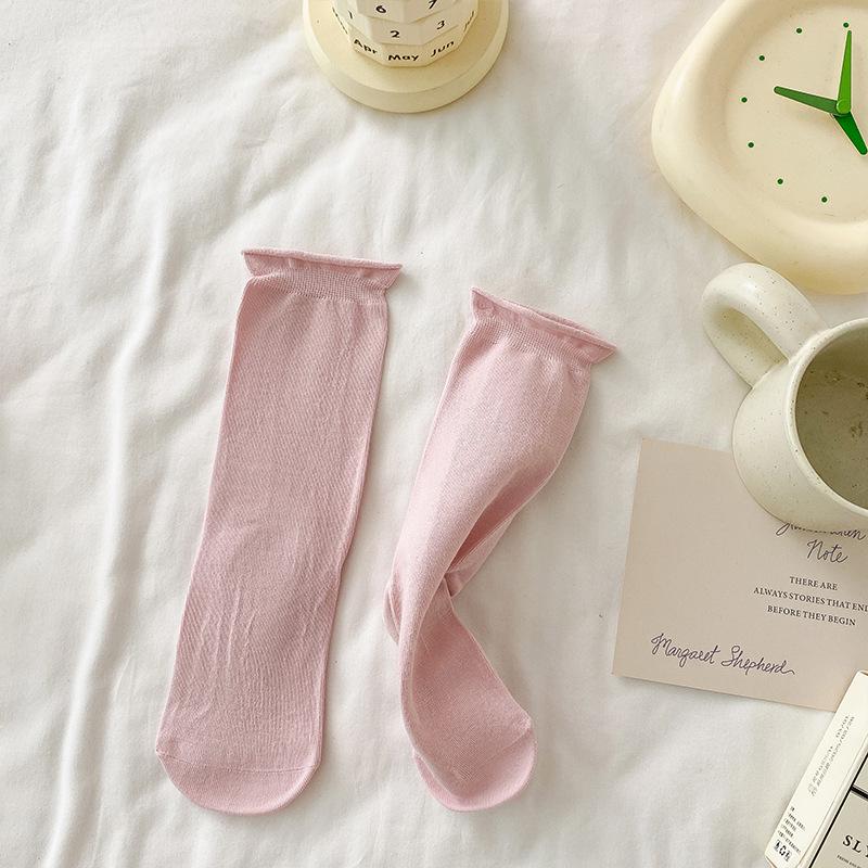 Женские хлопковые носки до середины икры: Тонкий, Скомканный, Белый, Однотонный, С подвернутым краем, Для ношения с лета по осень. One Size
Женские хлопковые носки до середины икры: Тонкий, Скомканный, Белый, Однотонный, С подвернутым краем, Для ношения с лета по осень. One Size