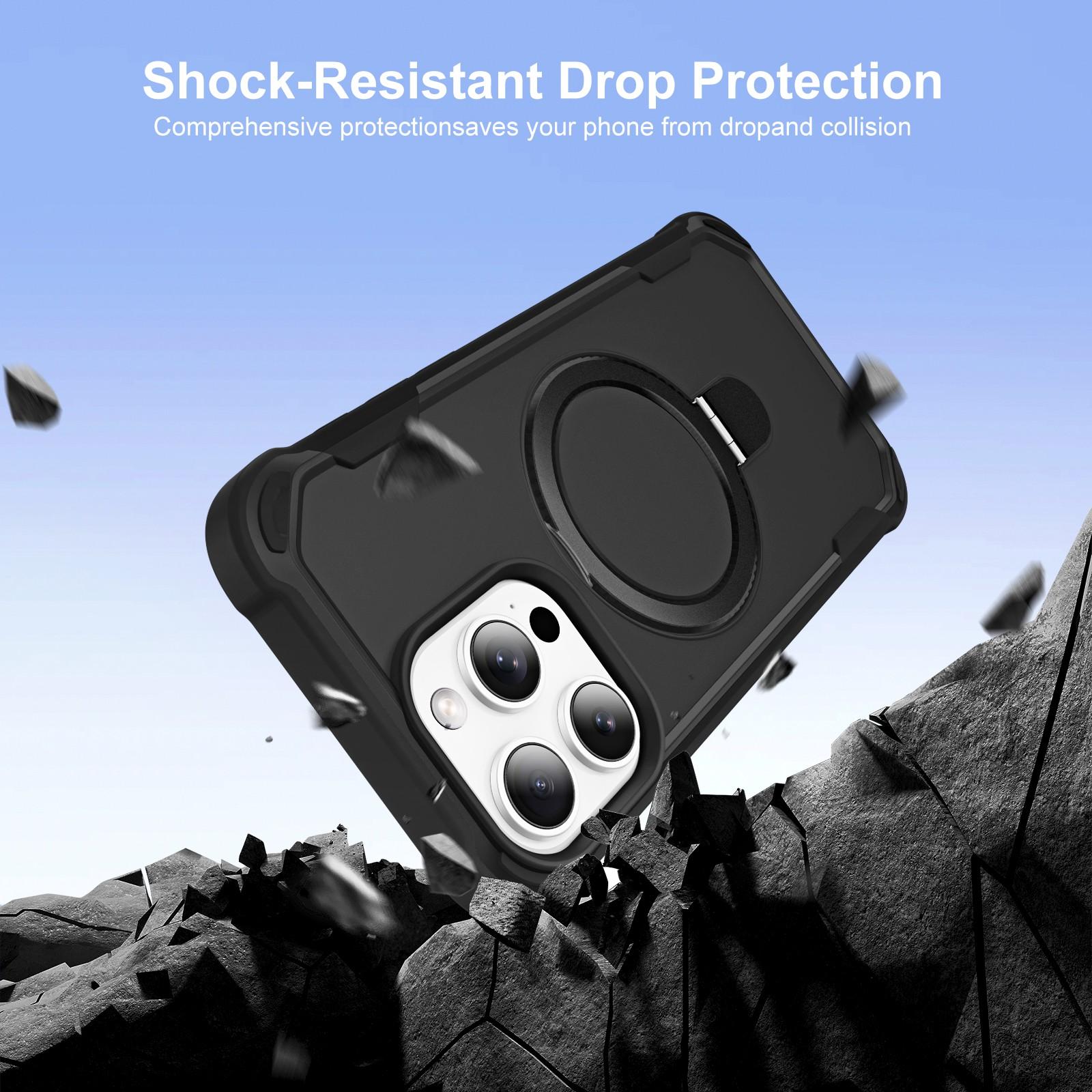 For iPhone 13 Pro Case Compatible with MagSafe Kickstand TPU+PC Shockproof Phone Back Cover Black
For iPhone 13 Pro Case Compatible with MagSafe Kickstand TPU+PC Shockproof Phone Back Cover Black