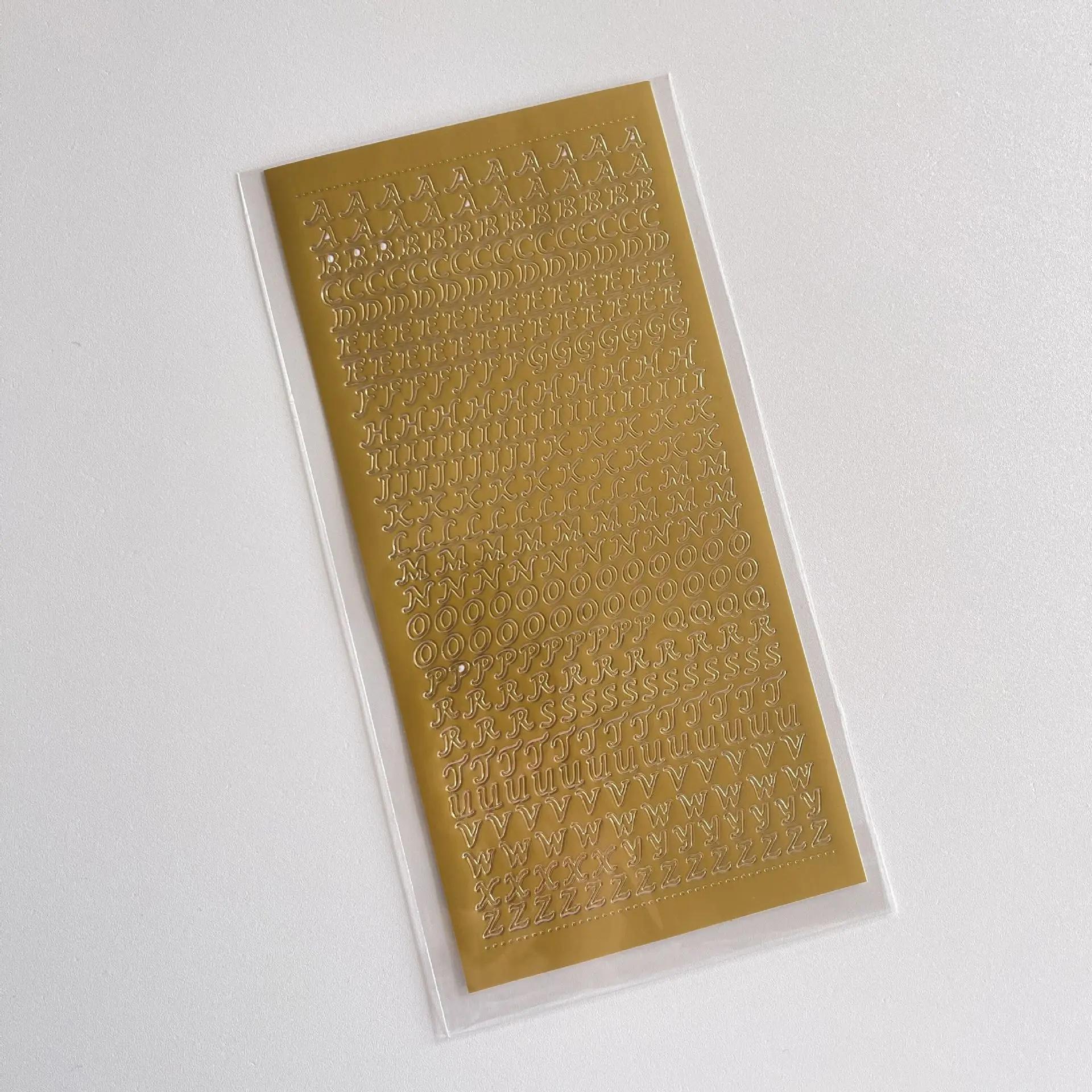 Letter Number Letter Stickers for DIY Idol Card Album Bronzing Gold Silver Scrapbooking Diary Sticker Korean Stationery 1Sheet
Letter Number Letter Stickers for DIY Idol Card Album Bronzing Gold Silver Scrapbooking Diary Sticker Korean Stationery 1Sheet