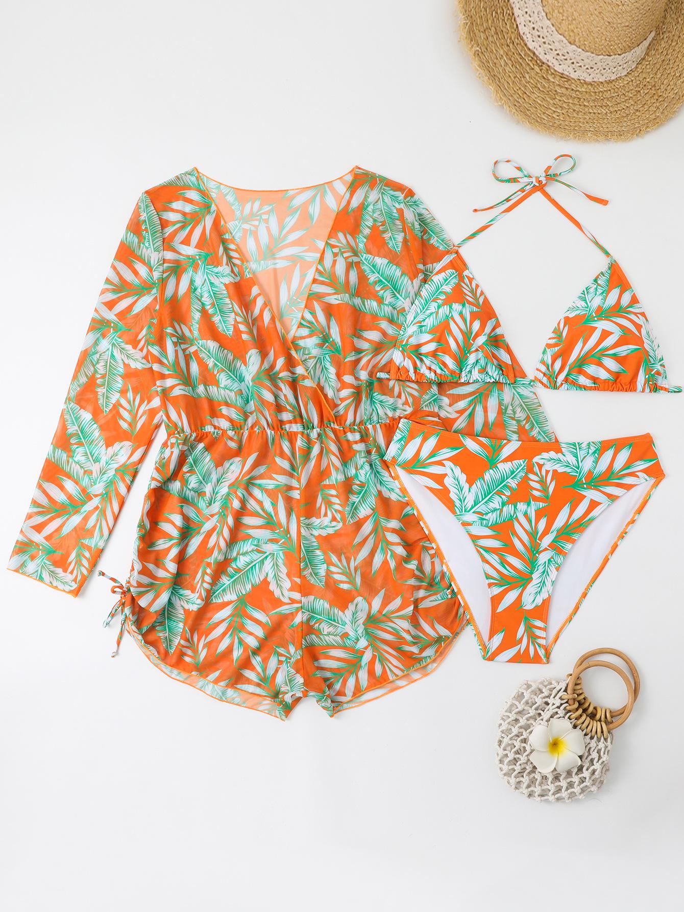 2024 Европейский и американский сексуальный купальник-бикини большого размера с разрезом, 3 предмета, для женщин 4XL оранжевый
2024 Европейский и американский сексуальный купальник-бикини большого размера с разрезом, 3 предмета, для женщин 4XL оранжевый