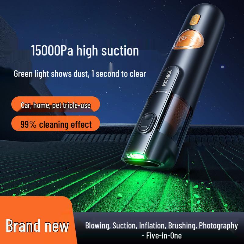 Wireless Handheld Car Vacuum Cleaner with High Suction, Sweeping, Blowing, Portable Lighting, and Dust Removal.
Wireless Handheld Car Vacuum Cleaner with High Suction, Sweeping, Blowing, Portable Lighting, and Dust Removal.