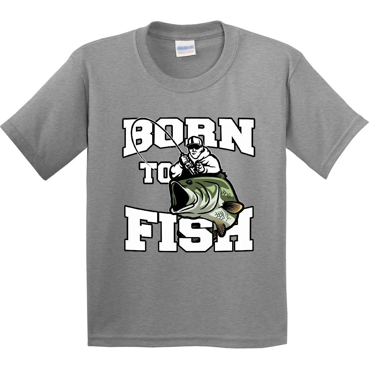 Inktastic Born To Fish Youth kids boys T-Shirt Fishing Fisherman Bass Fly Tee Kids Child 150
Inktastic Born To Fish Youth kids boys T-Shirt Fishing Fisherman Bass Fly Tee Kids Child 150