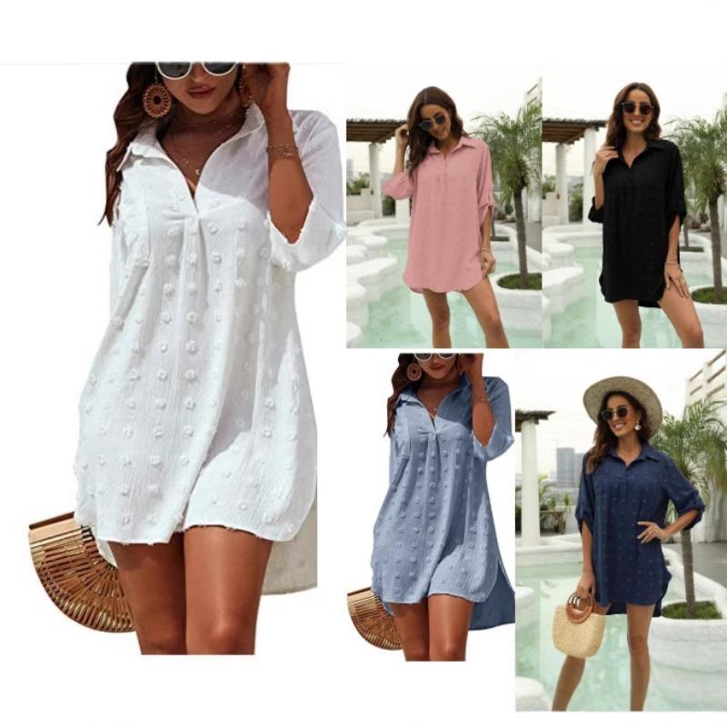 New chiffon jacquard big fur ball loose casual blouse shirt women s clothing XXL світло-синій колір
New chiffon jacquard big fur ball loose casual blouse shirt women s clothing XXL світло-синій колір