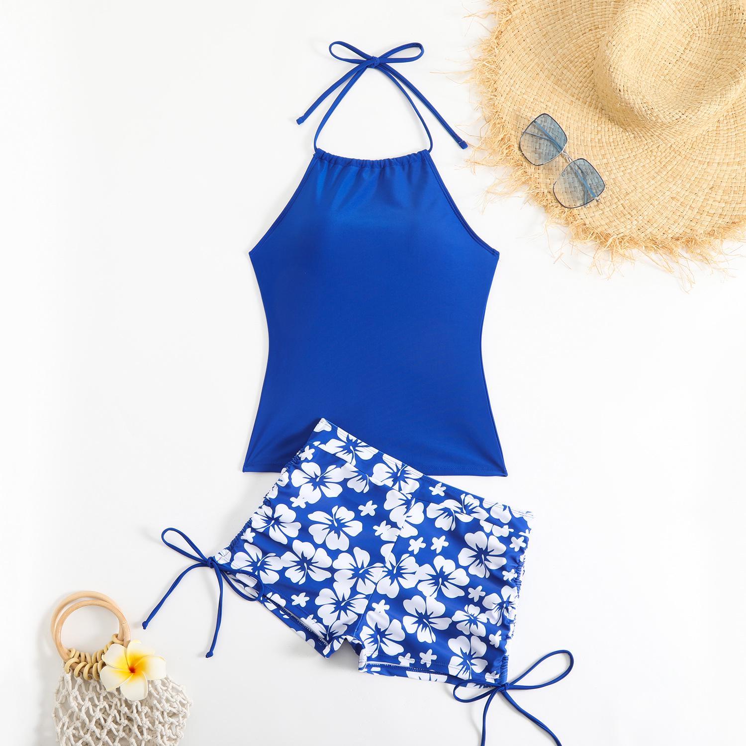 2026 Women s Print Patchwork Halter Neck Split Bikini Swimsuit Small королівський синій колір
2026 Women s Print Patchwork Halter Neck Split Bikini Swimsuit Small королівський синій колір