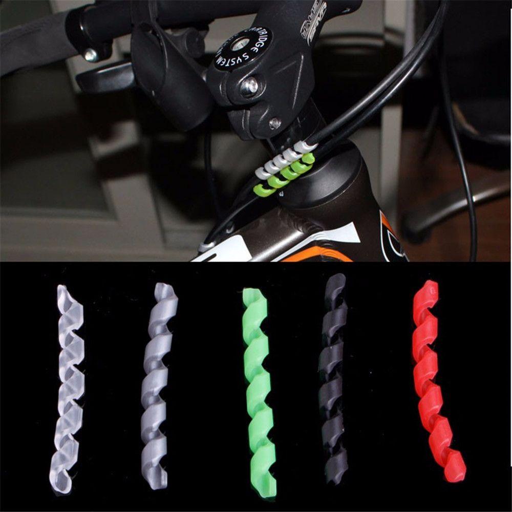 Anti-friction Spiral Sleeve Brake Cable Protector Brake Gear Bike Frame Protector Silicone Rubber
Anti-friction Spiral Sleeve Brake Cable Protector Brake Gear Bike Frame Protector Silicone Rubber
