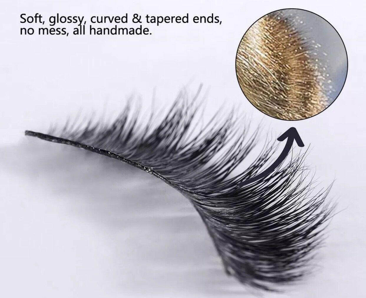 Handmade Professional Beauty Makeup Natural Long False Eyelashes Wispy Fluffy 3D Faux Mink Hair
Handmade Professional Beauty Makeup Natural Long False Eyelashes Wispy Fluffy 3D Faux Mink Hair