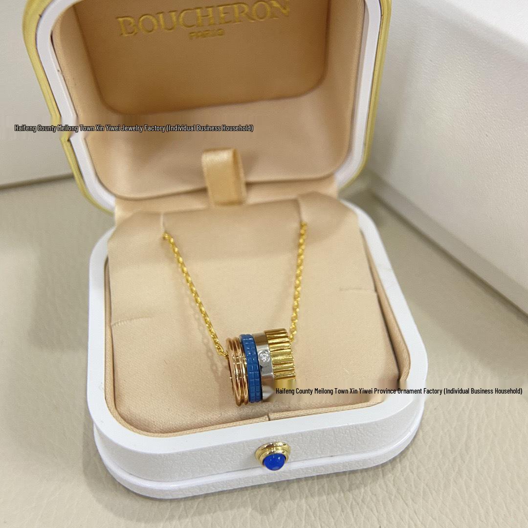Bao Shi Jia Gold Fortune Necklace with Transfer Bead Pendant for Women золотий/синій
Bao Shi Jia Gold Fortune Necklace with Transfer Bead Pendant for Women золотий/синій
