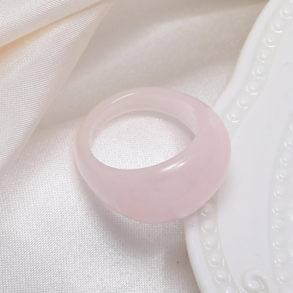Korean ins jewelry retro color resin ring men s geometric average size simple trend, index finger ring spot світло-рожевий колір
Korean ins jewelry retro color resin ring men s geometric average size simple trend, index finger ring spot світло-рожевий колір