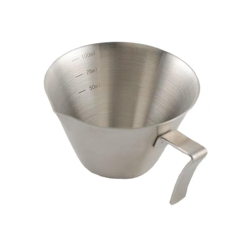 In-stock Thickened 304 Stainless Steel Coffee Extraction Cup with Scale, Small Milk Ounce Making Cup, Espresso Measuring Cup
In-stock Thickened 304 Stainless Steel Coffee Extraction Cup with Scale, Small Milk Ounce Making Cup, Espresso Measuring Cup