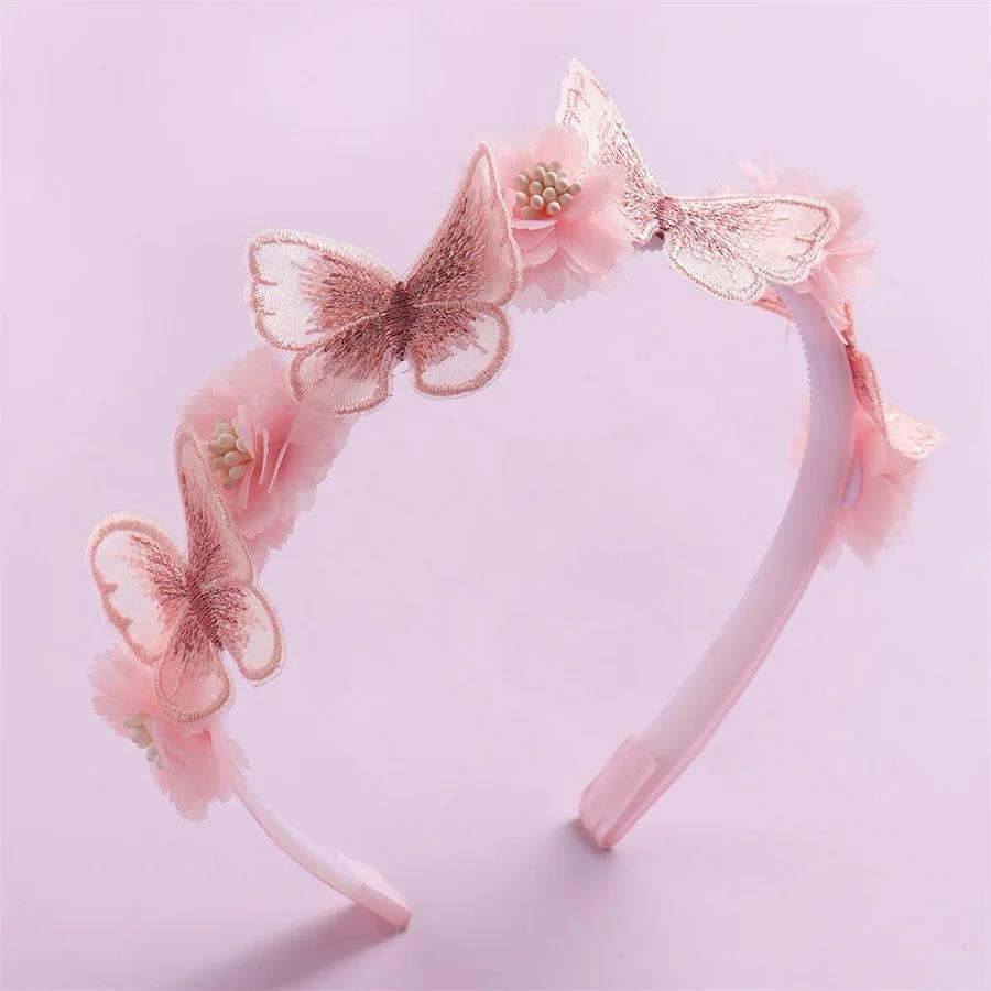Korean Handmade Butterfly Flower Girls Headbands Cute Pearl Feather Wedding Crown Princess Dance Party Headwear Hoop Accessories
Korean Handmade Butterfly Flower Girls Headbands Cute Pearl Feather Wedding Crown Princess Dance Party Headwear Hoop Accessories