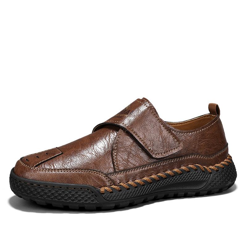 Men s shoes 2025 summer Velcro one-pedal lazy shoes large size British style business soft sole work casual leather shoes 46 темно-коричневого
Men s shoes 2025 summer Velcro one-pedal lazy shoes large size British style business soft sole work casual leather shoes 46 темно-коричневого