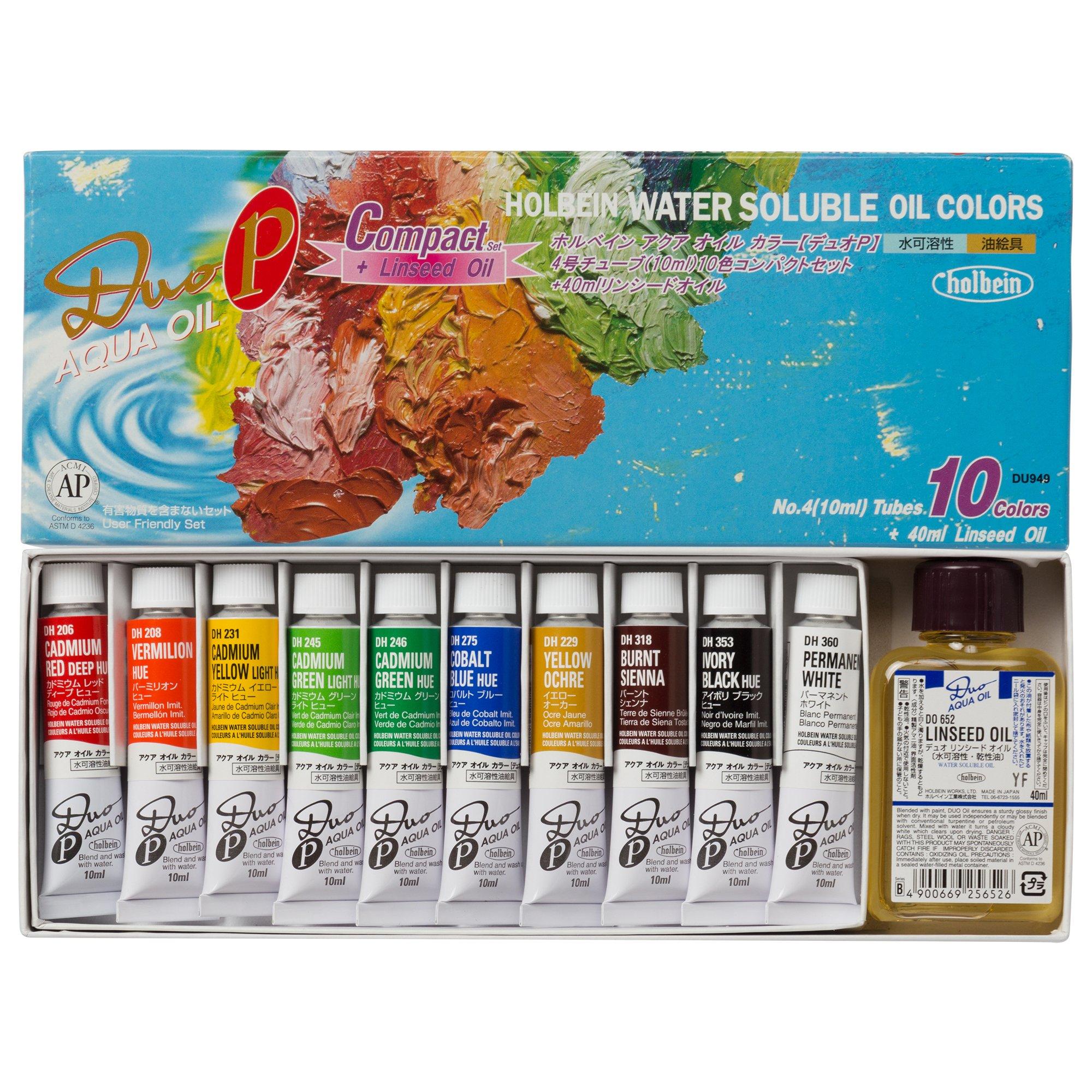 Holbein Аква-олійна фарба DUO DU949 10мл Компактний набір з 10 кольорів з Art Liquid 23949
Holbein Аква-олійна фарба DUO DU949 10мл Компактний набір з 10 кольорів з Art Liquid 23949