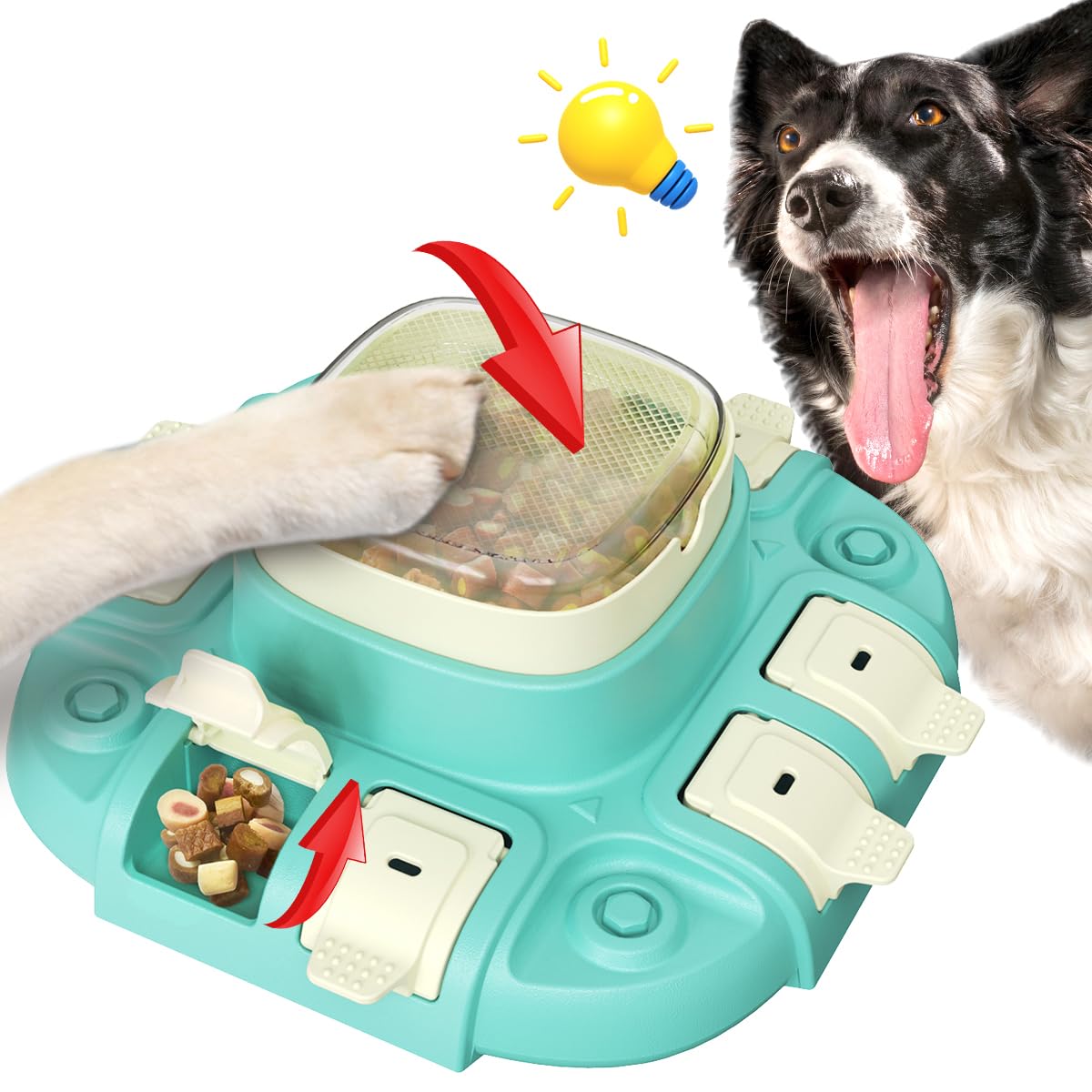 Mankoda Dog Развивающая игрушка для собак с медленной едой и лакомствами для собак 2-го класса для повышения интеллекта, предотвращения быстрого поедания, столовая посуда для собак, подходящая для собак
Mankoda Dog Развивающая игрушка для собак с медленной едой и лакомствами для собак 2-го класса для повышения интеллекта, предотвращения быстрого поедания, столовая посуда для собак, подходящая для собак