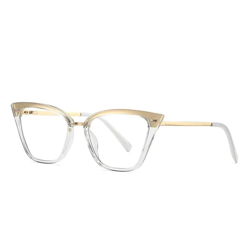 Transparent Pink Color Frame Cat Eye Myopic Vision Eyeglasses Women Spring Hinge Anti Blue Color Rays Prescription Spectacle 0 -0.5 -0.75 To -6 0
Transparent Pink Color Frame Cat Eye Myopic Vision Eyeglasses Women Spring Hinge Anti Blue Color Rays Prescription Spectacle 0 -0.5 -0.75 To -6 0