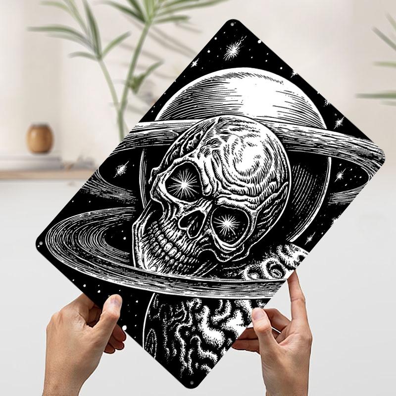 Skull in Space Tinplate Poster Customized Wall Art Vintage Retro Metal Signs for Gaming Room Decoration At Home Coffee Bar Decor 7.9x11.8In(20x30cm)
Skull in Space Tinplate Poster Customized Wall Art Vintage Retro Metal Signs for Gaming Room Decoration At Home Coffee Bar Decor 7.9x11.8In(20x30cm)