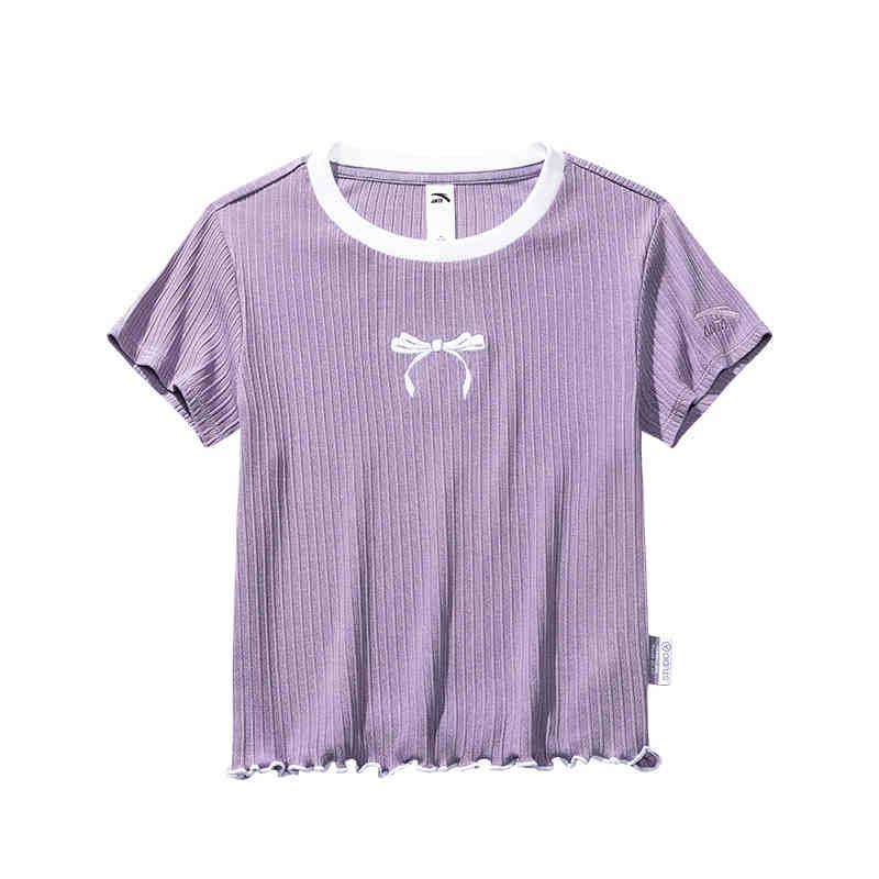 Anta Sports Lifestyle Series Solid Color Breathable Versatile Casual Short Sleeve T-Shirt Women T-Shirts Silk-Gray-Purple 162528116-2 2XL
Anta Sports Lifestyle Series Solid Color Breathable Versatile Casual Short Sleeve T-Shirt Women T-Shirts Silk-Gray-Purple 162528116-2 2XL