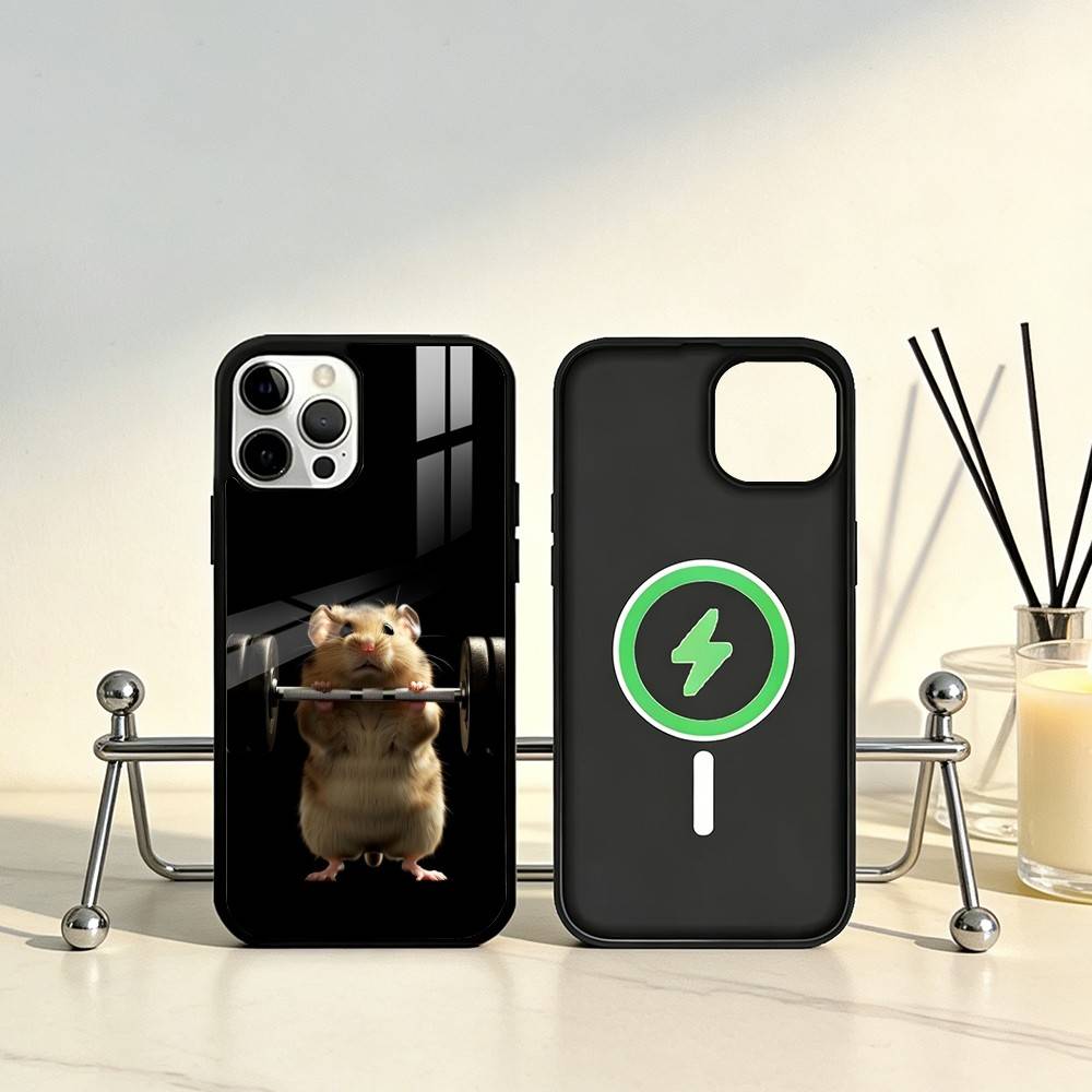 Cute Gym Hamster Phone Case For iPhone17,16,15,14,13,12,11 Plus,Pro Max Magnetic For Magsafe Wireless Charging iPhone11PROMAX
Cute Gym Hamster Phone Case For iPhone17,16,15,14,13,12,11 Plus,Pro Max Magnetic For Magsafe Wireless Charging iPhone11PROMAX
