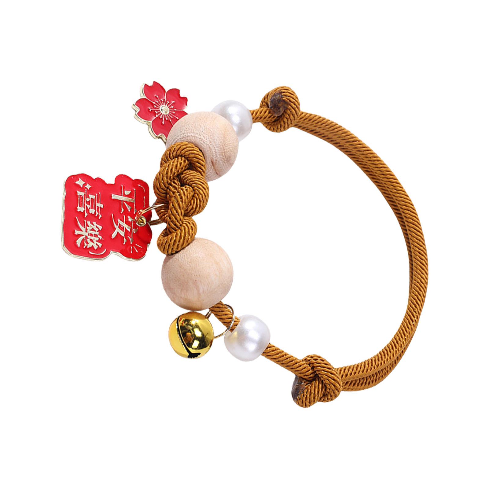 Adjustable Cat Collar With Bell and Camphor Wood Beads Pet Necklace Collar For Kittens Indoor Outdoor Activity Wear жовтий
Adjustable Cat Collar With Bell and Camphor Wood Beads Pet Necklace Collar For Kittens Indoor Outdoor Activity Wear жовтий