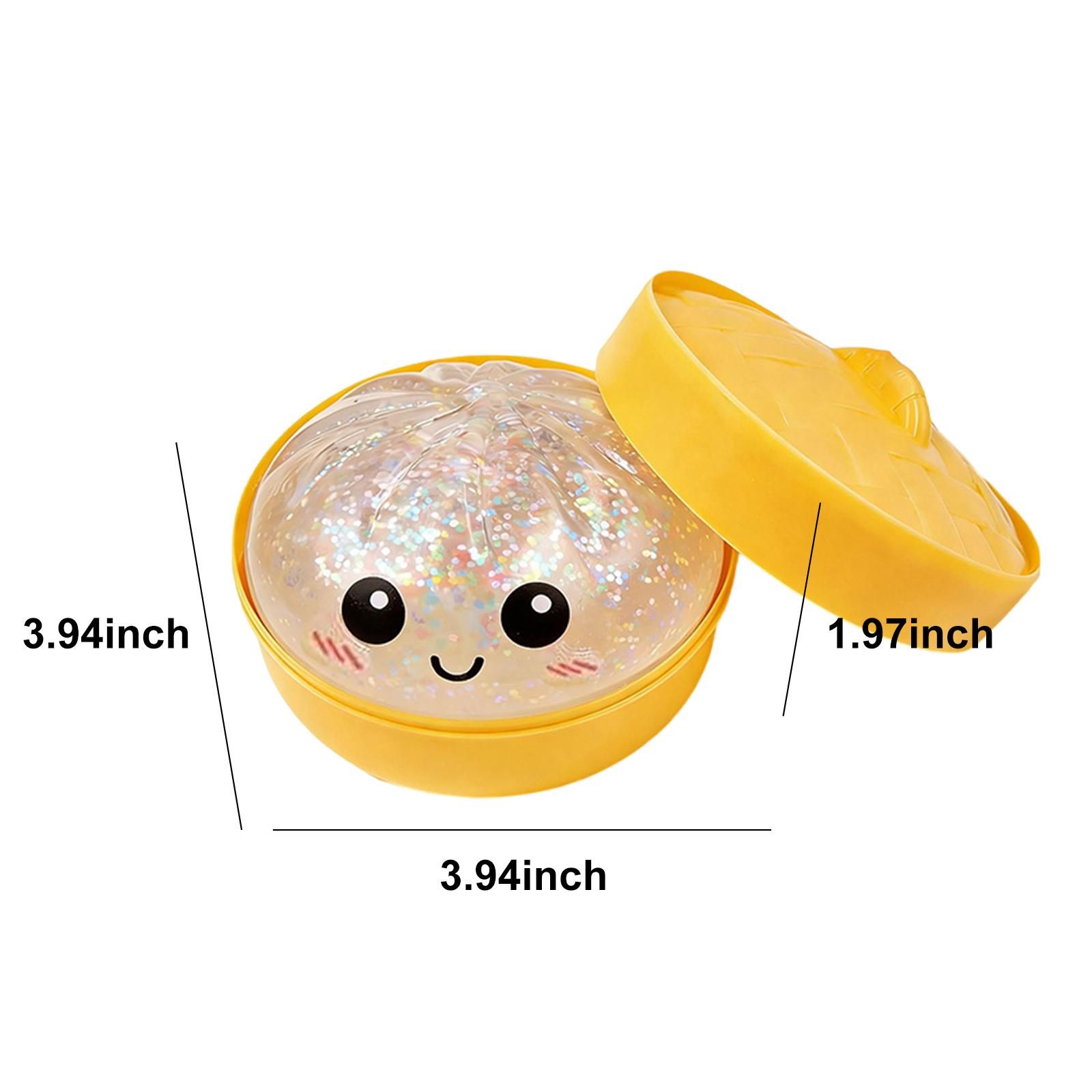 1Pc Glitter Dumpling Squishy Toy with Steamer, Stretchy Squeeze Stress Relief Fidget Toy белый
1Pc Glitter Dumpling Squishy Toy with Steamer, Stretchy Squeeze Stress Relief Fidget Toy белый