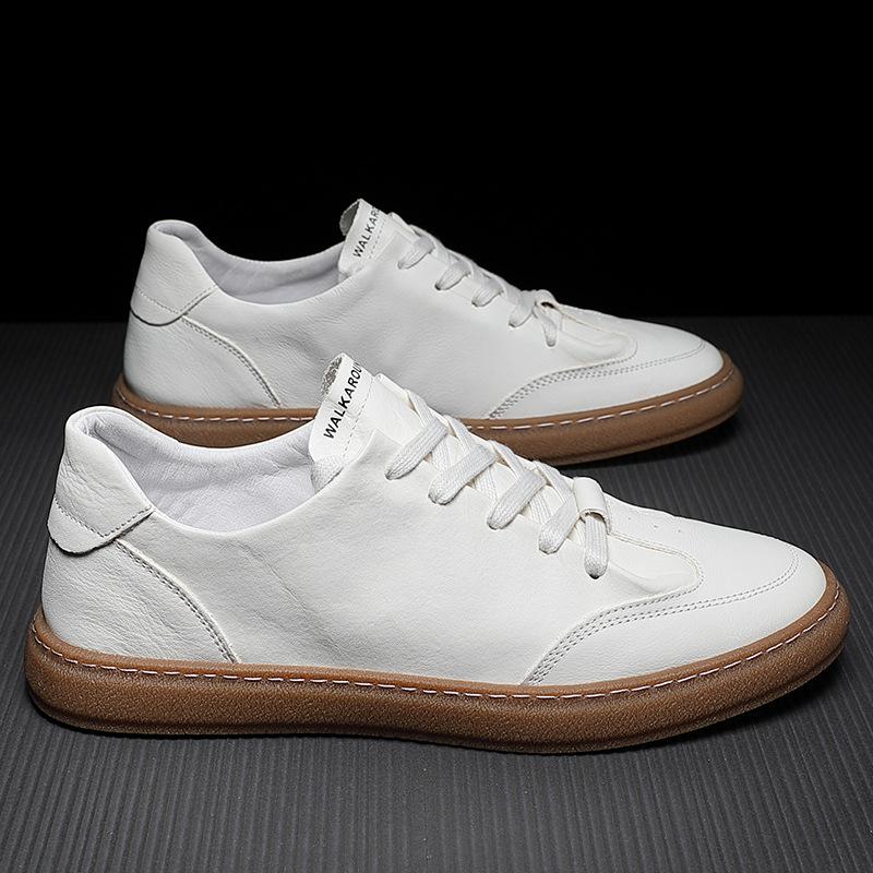 New soft leather little white shoes low-top men s casual shoes Korean version trendy shoes leather board shoes men s sneakers 44 білий
New soft leather little white shoes low-top men s casual shoes Korean version trendy shoes leather board shoes men s sneakers 44 білий