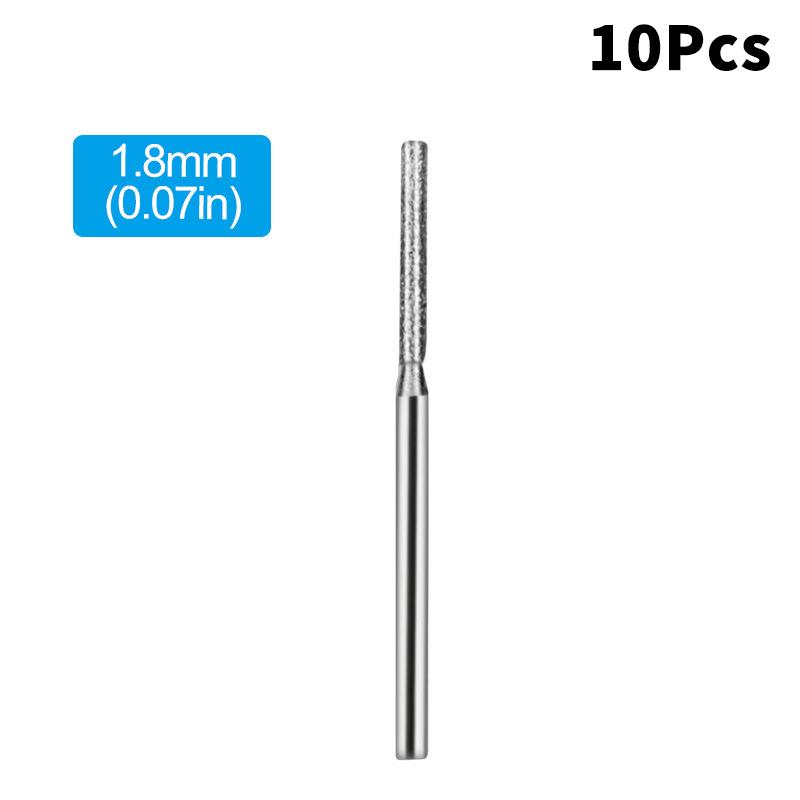 10Pcs 0.8-2.5mm Coated Drill Bits 2.35mm Shank Glass Jade Amber Jewelry Drill
10Pcs 0.8-2.5mm Coated Drill Bits 2.35mm Shank Glass Jade Amber Jewelry Drill