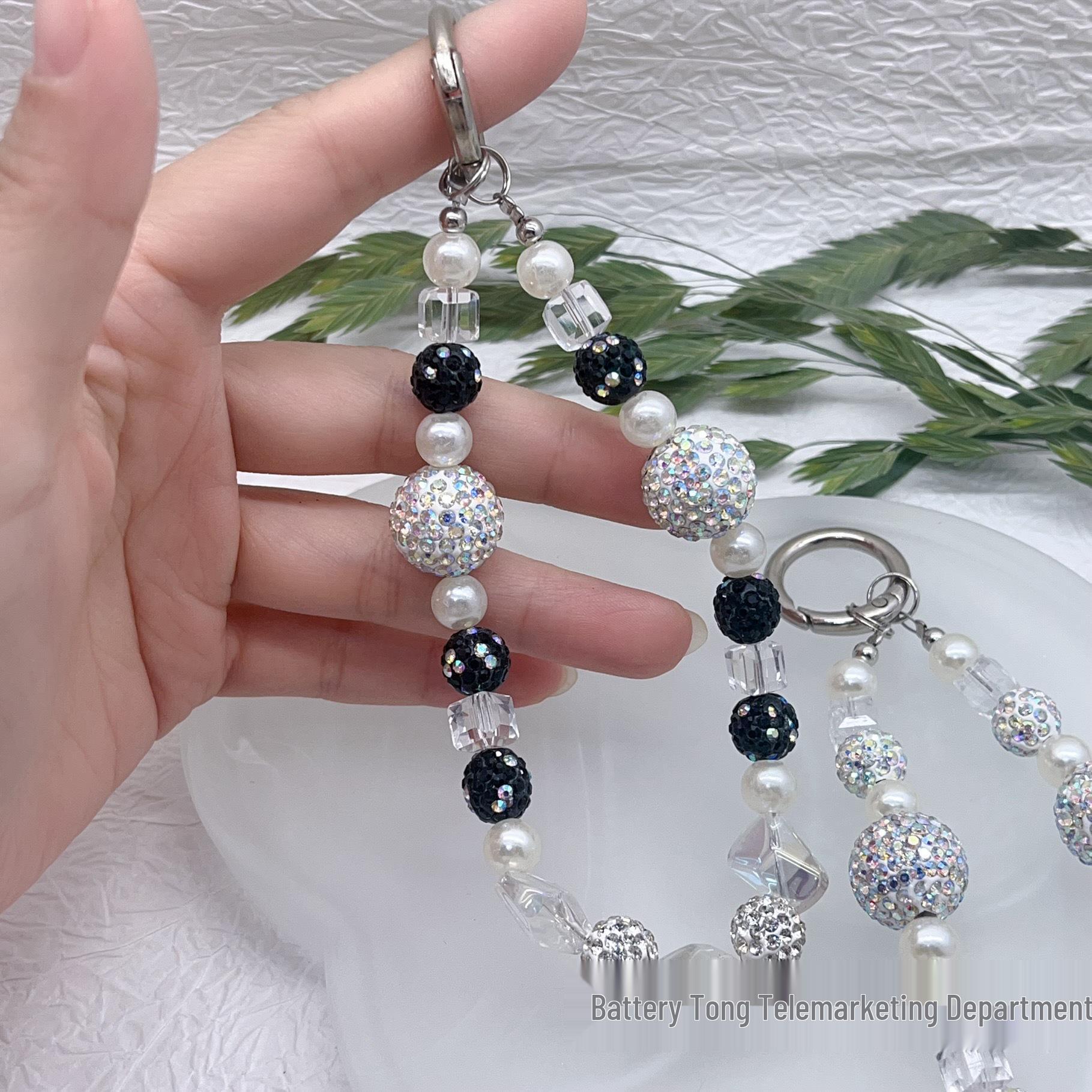 Luxury Crystal Beaded Phone Charm & Keychain Lanyard
Luxury Crystal Beaded Phone Charm & Keychain Lanyard