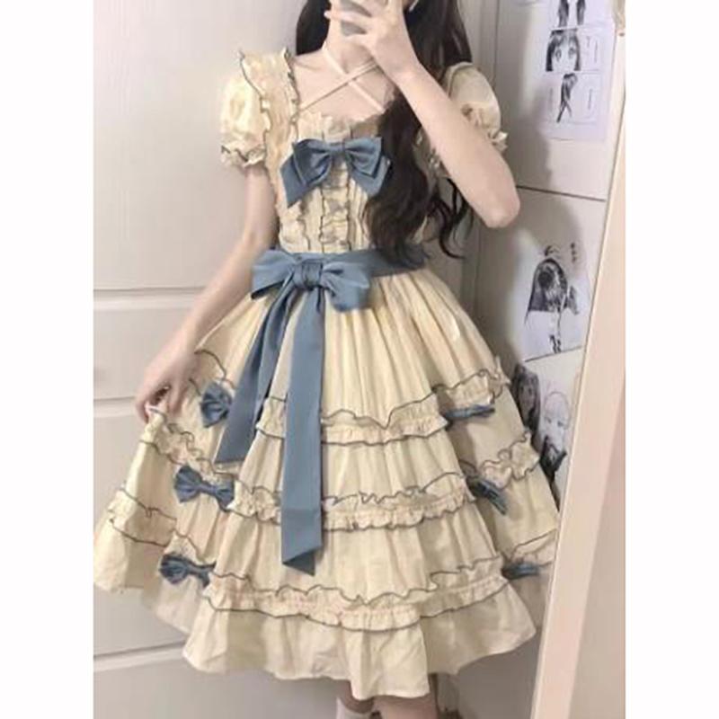 Японское тяжелое платье-бантик в стиле Лолиты для женщин Y2k Girl Slim Talya Dresses Spring Autumn Long Sleeve Vestidos XL синий
Японское тяжелое платье-бантик в стиле Лолиты для женщин Y2k Girl Slim Talya Dresses Spring Autumn Long Sleeve Vestidos XL синий