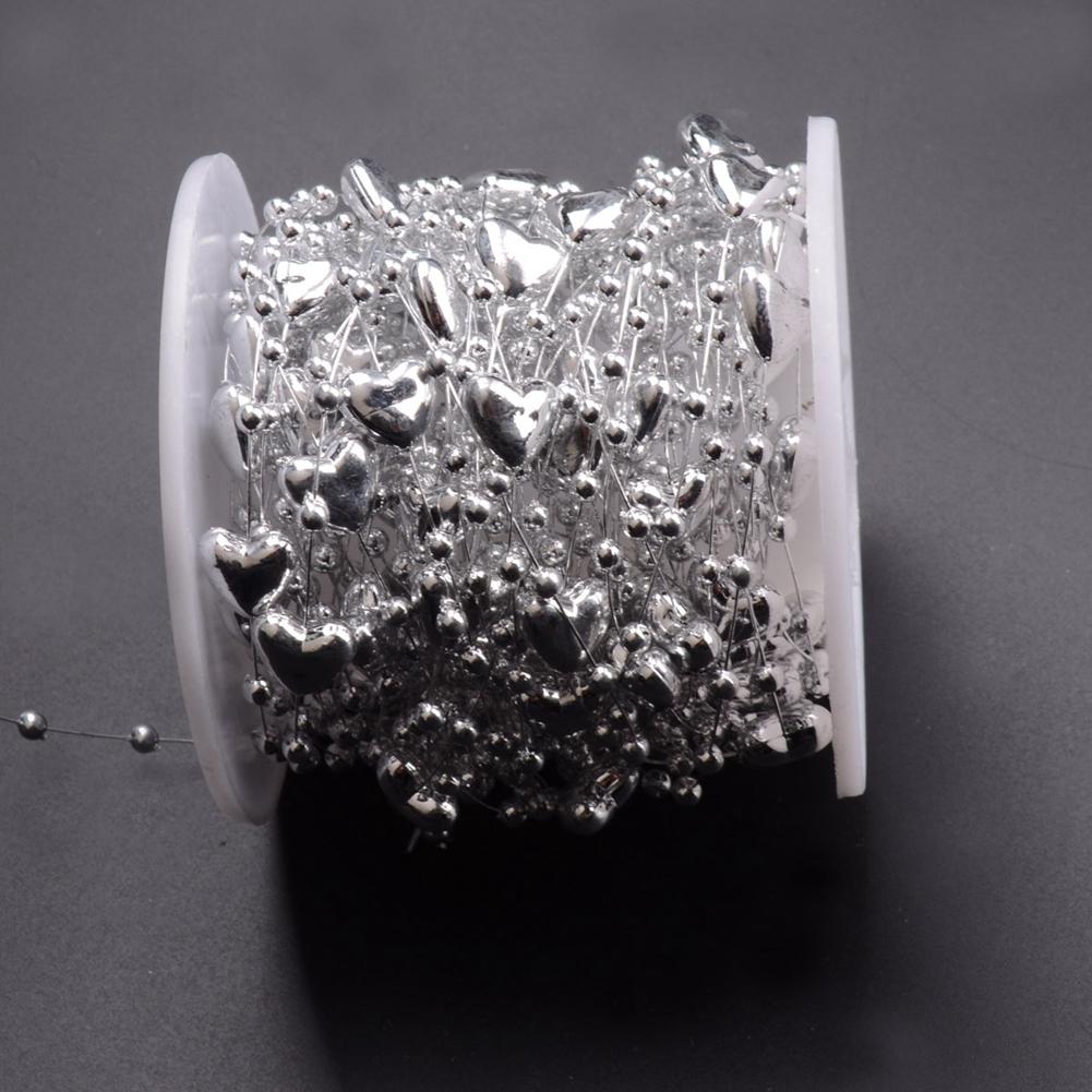 10 м леска бусины в форме сердца цепочка свадебное рождественское украшение для вечеринки (Серебряный) серебряный
10 м леска бусины в форме сердца цепочка свадебное рождественское украшение для вечеринки (Серебряный) серебряный