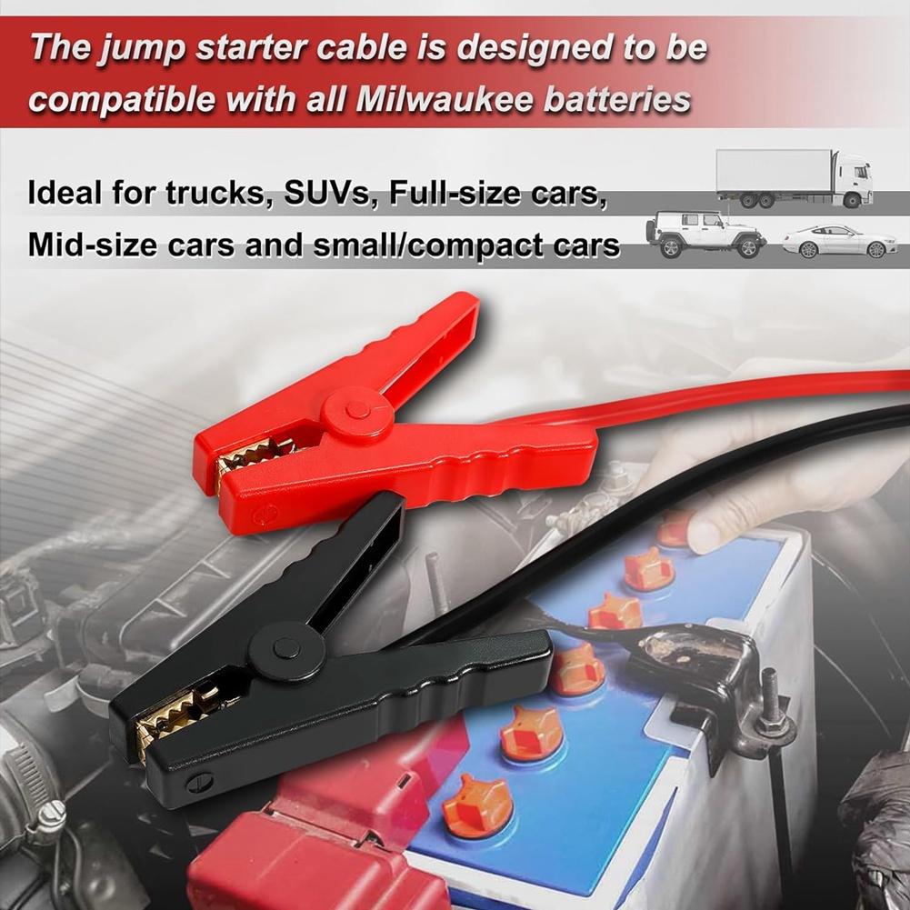 ABWR-Jumper Cable Clamps For M18 18V Battery Jumper Starter,8AWG Portable Battery Jumper Starter For Power Tool
ABWR-Jumper Cable Clamps For M18 18V Battery Jumper Starter,8AWG Portable Battery Jumper Starter For Power Tool