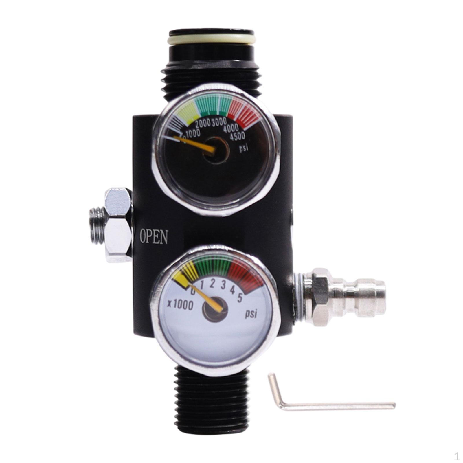 Регулятор воздушного бака с клапаном баллона для дайвинга с манометром для активного отдыха Style B
Регулятор воздушного бака с клапаном баллона для дайвинга с манометром для активного отдыха Style B